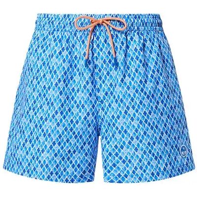 North Sails Bañador Corto Allover Volley Gradient Blue Tones M North Sails Bañador Corto Allover Volley Gradient Blue Tones M