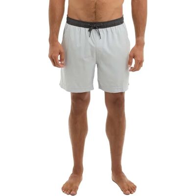 Pelagic Bañador Corto Leiday Elastic Lined 17´´ Solid Light Grey S Pelagic Bañador Corto Leiday Elastic Lined 17´´ Solid Light Grey S