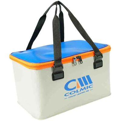 Colmic Bolsa Frigorífica Leopard 400 White / Blue / Orange 40 x 26 x 24 cm Colmic Bolsa Frigorífica Leopard 400 White / Blue / Orange 40 x 26 x 24 cm