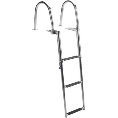 Talamex Escalera Telescópica Plegable 3 Escalones Silver 35.5 x 87 cm Talamex Escalera Telescópica Plegable 3 Escalones Silver 35.5 x 87 cm