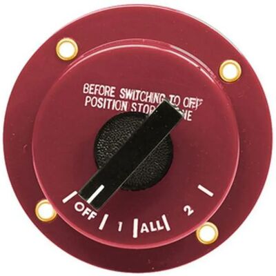 Seachoice Interruptor Selector De Batería Lila 4 Posiciones Seachoice Interruptor Selector De Batería Lila 4 Posiciones