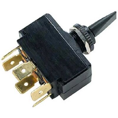 Seachoice Interruptor De Palanca De 2 Terminales Black One Size Seachoice Interruptor De Palanca De 2 Terminales Black One Size