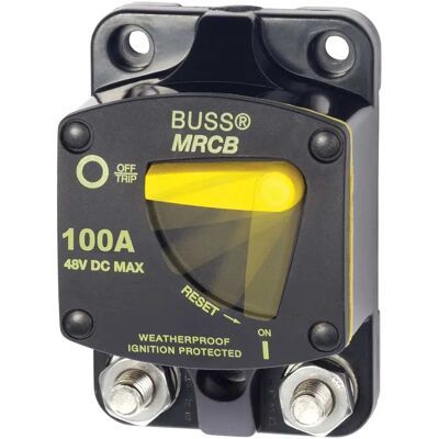 Blue Sea Systems Interruptor De Circuito Térmico 100a Black One Size Blue Sea Systems Interruptor De Circuito Térmico 100a Black One Size