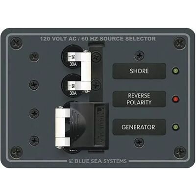 Blue Sea Systems Selector De Fuente De Ca 230v/panel 16a Black One Size Blue Sea Systems Selector De Fuente De Ca 230v/panel 16a Black One Size