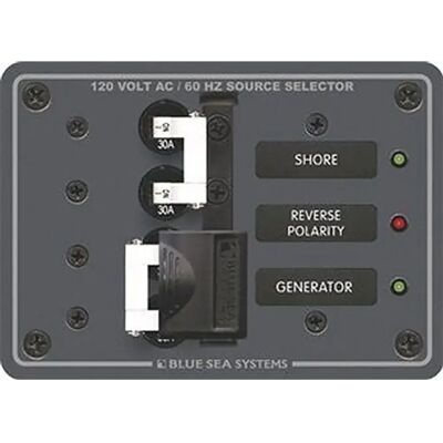 Blue Sea Systems Selector De Fuente De Ca 230v/panel 32a Grey One Size Blue Sea Systems Selector De Fuente De Ca 230v/panel 32a Grey One Size