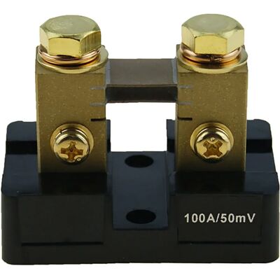 Blue Sea Systems Shunt Para Medidor Analógico 100a/50mv Gold / Black One Size Blue Sea Systems Shunt Para Medidor Analógico 100a/50mv Gold / Black One Size