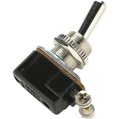 Seachoice Interruptor De Palanca De 2 Terminales Black One Size Seachoice Interruptor De Palanca De 2 Terminales Black One Size