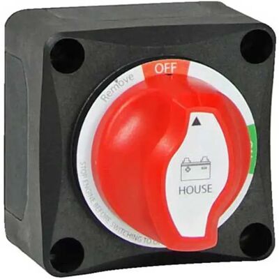 Talamex Mini Interruptor De Batería On-off-on-off 300a Black One Size Talamex Mini Interruptor De Batería On-off-on-off 300a Black One Size