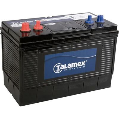 Talamex Batería Náutica Ciclo Profundo 105a/ 12v Black One Size Talamex Batería Náutica Ciclo Profundo 105a/ 12v Black One Size