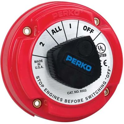 Perko Sin Interruptor De Batería Con Bloqueo Red 5 1/4´´ Perko Sin Interruptor De Batería Con Bloqueo Red 5 1/4´´