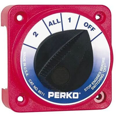 Perko Interruptor De Batería Compacto One Size Perko Interruptor De Batería Compacto One Size