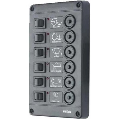 Vetus P6 - Negro - 24V - Panel Vetus P6 - Negro - 24V - Panel