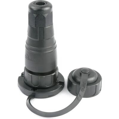 Quick Italy Clavija Hypertac De 7 Contactos Black One Size Quick Italy Clavija Hypertac De 7 Contactos Black One Size