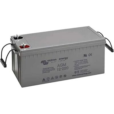 Victron Energy Batería Agm 12v 220ah Grey One Size Victron Energy Batería Agm 12v 220ah Grey One Size