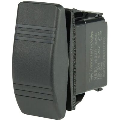 Bep Marine Interruptor De Un Solo Polo Spdt Contura 1/4´´ On-off-on 20a 15a 12v 24v Black One Size Bep Marine Interruptor De Un Solo Polo Spdt Contura 1/4´´ On-off-on 20a 15a 12v 24v Black One Size