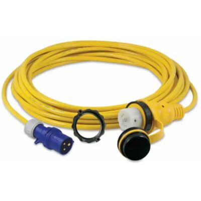Marinco Cable Eléctrico Con Enchufe Europeo 20 M 16a 230v Yellow One Size Marinco Cable Eléctrico Con Enchufe Europeo 20 M 16a 230v Yellow One Size