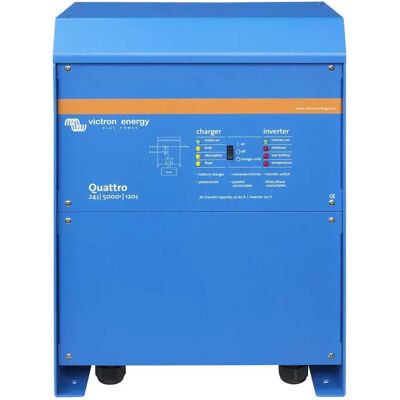 Victron Energy Cargador Quattro 24/5000/120-100/100 120 V Blue One Size Victron Energy Cargador Quattro 24/5000/120-100/100 120 V Blue One Size