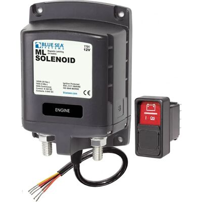 Blue Sea Systems Módulo De Interruptor De Batería Biestable Ml 24v Black One Size Blue Sea Systems Módulo De Interruptor De Batería Biestable Ml 24v Black One Size