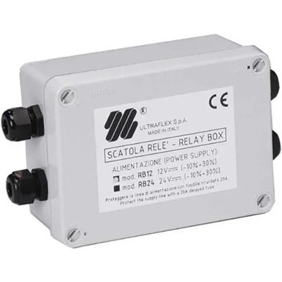 Caja de relés Uflex 24 V IP65 Inversión de clic - Relé eléctrico Caja de relés Uflex 24 V IP65 Inversión de clic - Relé eléctrico