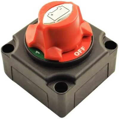 Euromarine Interruptor De Batería 300-500a Black One Size Euromarine Interruptor De Batería 300-500a Black One Size