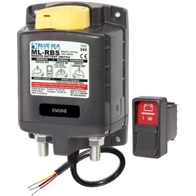 Blue Sea Systems Interruptor De Batería Ml-rbs 500a 24v Black One Size Blue Sea Systems Interruptor De Batería Ml-rbs 500a 24v Black One Size