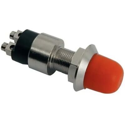 Euromarine Interruptor De Botón Pulsador Impermeable Silver / Red 30 A Euromarine Interruptor De Botón Pulsador Impermeable Silver / Red 30 A