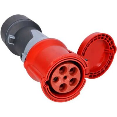 Mennekes Enchufe Hembra De 5 Polos Power Top Xtra Ip44 63a 400v Orange / Black / Grey One Size Mennekes Enchufe Hembra De 5 Polos Power Top Xtra Ip44 63a 400v Orange / Black / Grey One Size