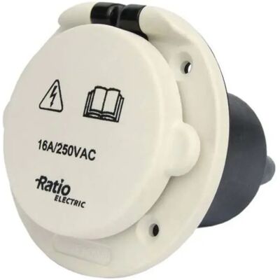 Ratio Electric Enchufe A Bordo 16a 250v White One Size Ratio Electric Enchufe A Bordo 16a 250v White One Size