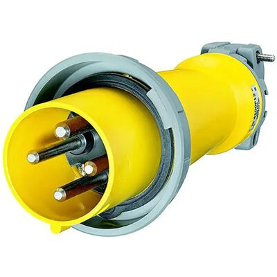 Kellems Conector Macho M4100p12 De 4 Hilos 100a 125-250v Yellow / Grey One Size Kellems Conector Macho M4100p12 De 4 Hilos 100a 125-250v Yellow / Grey One Size