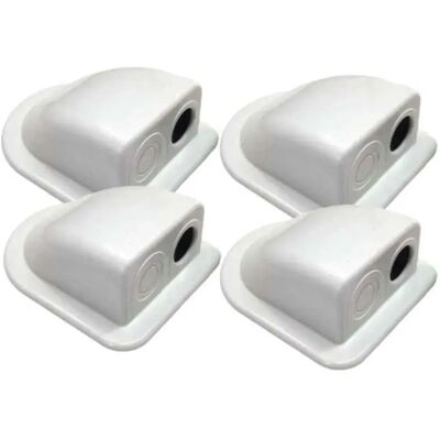 Blugy Pasacables Para Paneles Solares 4 Unidades White One Size Blugy Pasacables Para Paneles Solares 4 Unidades White One Size