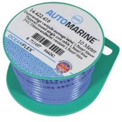 Talamex Cable Unipolar De Cobre Estañado 10 M Blue 1.5 mm2 Talamex Cable Unipolar De Cobre Estañado 10 M Blue 1.5 mm2