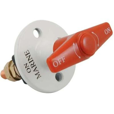 Crosseven Interruptor De Batería Unipolar 300a Red One Size Crosseven Interruptor De Batería Unipolar 300a Red One Size