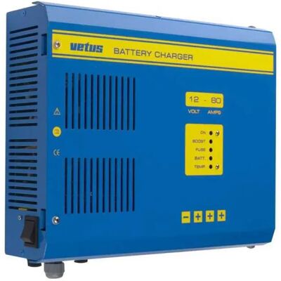 Vetus Cargador De Batería Con 3 Salidas 80a 12v Blue One Size Vetus Cargador De Batería Con 3 Salidas 80a 12v Blue One Size