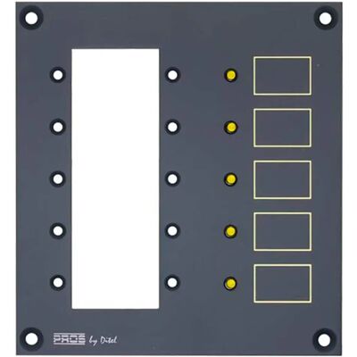 Pros Módulo De Ca Para 5 Interruptores Automáticos Basculantes Unipolares Grey One Size Pros Módulo De Ca Para 5 Interruptores Automáticos Basculantes Unipolares Grey One Size