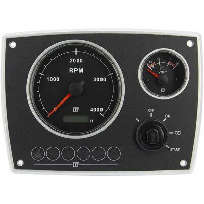 Vetus Panel De Motor Mpa22 0-5000 Rpm Aluminio 12v White 218 x 157 mm Vetus Panel De Motor Mpa22 0-5000 Rpm Aluminio 12v White 218 x 157 mm
