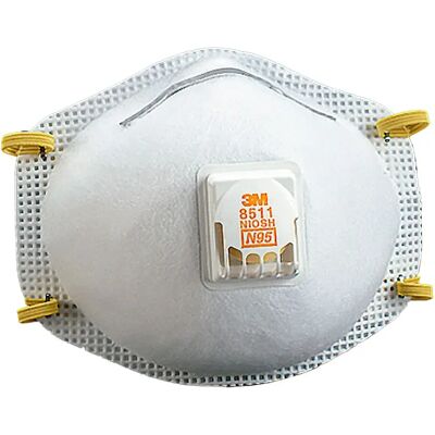 3M Respirador De Partículas 8511 N95 10 Unidades White One Size 3M Respirador De Partículas 8511 N95 10 Unidades White One Size