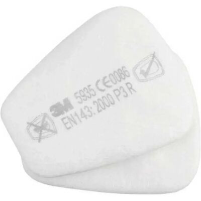 3M Filtro De Polvo Para Mascarilla P1 30 Unidades White One Size 3M Filtro De Polvo Para Mascarilla P1 30 Unidades White One Size
