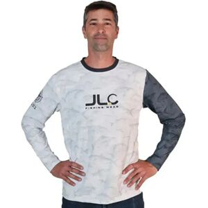 Jlc Camiseta De Manga Larga Fish Camo White L Jlc Camiseta De Manga Larga Fish Camo White L