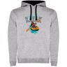 Kruskis Lets Go Bicolor Hoodie Gris L Hombre