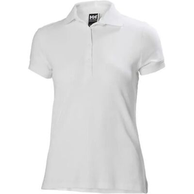 Helly Hansen Polo de secado rápido para mujer - Blanco - Performance Polo Helly Hansen Polo de secado rápido para mujer - Blanco - Performance Polo