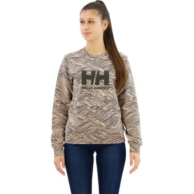 Helly Hansen Sudadera Logo Crew Graphic 2 Pink Cloud Wave M Helly Hansen Sudadera Logo Crew Graphic 2 Pink Cloud Wave M