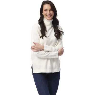 Redgreen Jersey De Cuello Alto Kianna Off White XS Redgreen Jersey De Cuello Alto Kianna Off White XS