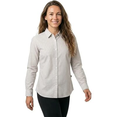 Sea Ranch Camisa De Manga Larga Eva White / Oxford Tan 2XL Sea Ranch Camisa De Manga Larga Eva White / Oxford Tan 2XL