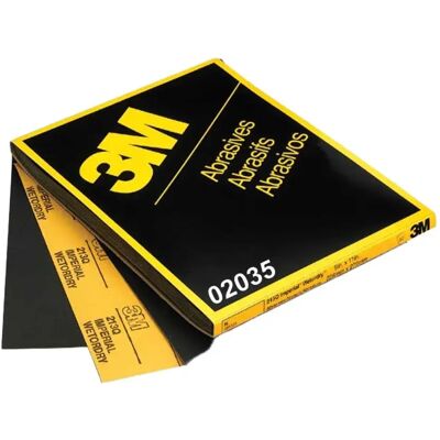 3M Papel De Lija Imperial Wetordry P800 279.4x228.6 Mm 50 Unidades Black One Size 3M Papel De Lija Imperial Wetordry P800 279.4x228.6 Mm 50 Unidades Black One Size