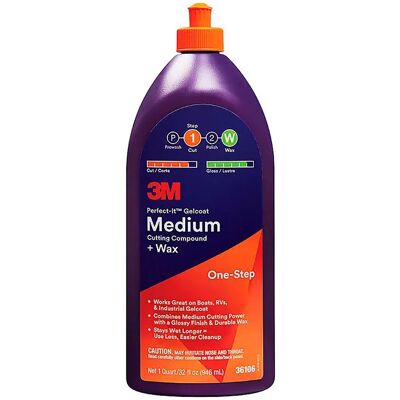 3M Grabando Un Disco Perfect It Gelcoat Medium 3.78l Blue One Size 3M Grabando Un Disco Perfect It Gelcoat Medium 3.78l Blue One Size