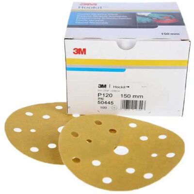 3M Disco De Desbaste Hookit 255 P150 15t 100 Unidades Green 150 mm 3M Disco De Desbaste Hookit 255 P150 15t 100 Unidades Green 150 mm