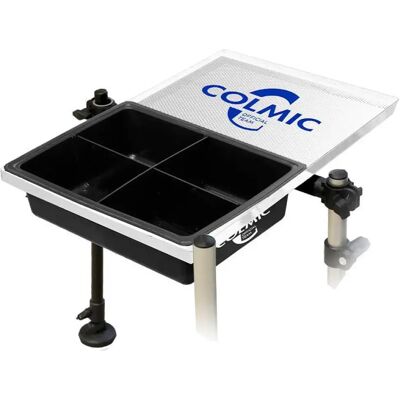 Colmic Bandeja Hollow Plastic Bin White / Black 58 x 40 cm Colmic Bandeja Hollow Plastic Bin White / Black 58 x 40 cm
