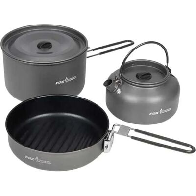 Fox Batería De Cocina 3 Unidades Silver One Size Fox Batería De Cocina 3 Unidades Silver One Size