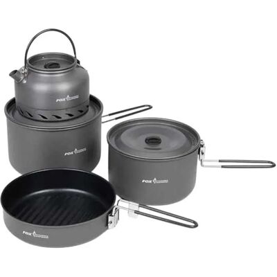 Fox Batería De Cocina Deluxe 4 Unidades Silver One Size Fox Batería De Cocina Deluxe 4 Unidades Silver One Size