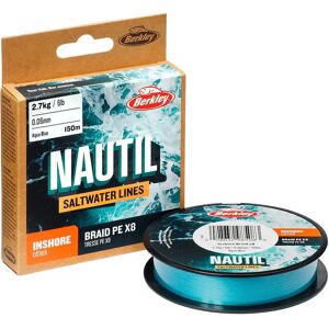 Berkley Línea Trenzada Nautil Inshore 300 M AquaBlue 0.400 mm Berkley Línea Trenzada Nautil Inshore 300 M AquaBlue 0.400 mm